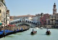 Gondolierie, Grand Canal, Venedig