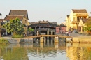 Pagode-Brücke in Hoi An, Vietnam