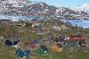 Dorf von Tasiilaq, Grönland