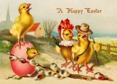 Vintage Ostern Postkarte
