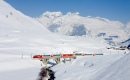 Glacier Express in der nähe von Hospental, Schweiz