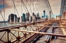 NYC von der Brooklyn Bridge