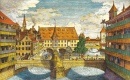 Brücke über Pegnitz in Nürnberg