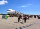 VIM-Fluglinien im Pula-Flughafen, Kroatien
