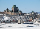 Stadt Quebec und Schloss Frontenac, Kanada