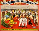 Poster für die Forepaugh & Sells Brothers