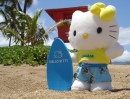 Hello Kitty Surft den North Shore