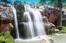 Kleiner Wasserfall in Monroe, Florida