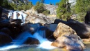 Der Wasserfall Mist Falls, Kings Canyon Nationalpark