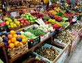 Auf dem Markt in Florenz, Italien