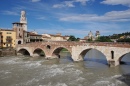 Die Steinbrücke in Verona