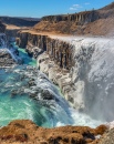 Tosender Gullfoss-Wasserfall, Island