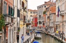Ein Kanal von Venedig