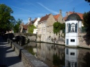 Ein Kanal in Brügge, Belgien