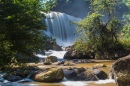Machados Wasserfall, Bueno Brandao, Brasilien
