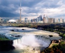 Toronto Horizont und Horseshoe-Wasserfall