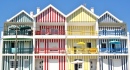 Häuser von Costa Nova, Portugal