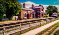 Hadlow Road Bahnstation, England