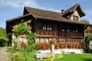 Holzhaus in Gossau, Schweiz