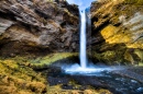 Unbenannter Wasserfall in Island