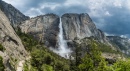 Yosemite Falls vom Wanderweg, Yosemite-Nationalpark
