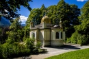 Schlosspark Linderhof, Bayern, Deutschland