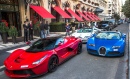 Zwei Bugattis Und Ein Ferrari