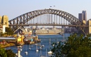 Kreuzfahrtschiff Verlässt Sydney Hafen