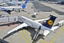 Lufthansa Airbus im Flughafen Frankfurt