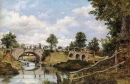 Eine Alte Brücke in Hendon, Middlesex