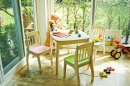 Kindertisch und Stühle Set