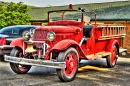 1937 Ford V8 Feuerwehrauto