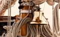 Glocke auf einem Vintagen Segelboot