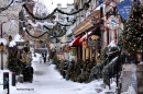 Weihnachtszeit in der Stadt Quebec