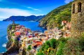 Dorf Vernazza, Cinque Terre, Italien