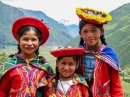 Einheimische Kinder in Pisac, Peru