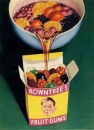 Rowtrees Fruit Gums Werbung