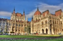 Das Parlamentsgebäude in Ungarn