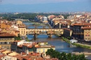 Der Ponte Vecchio von der Piazzale Michelangelo