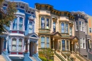 Viktorianische Häuser in San Francisco