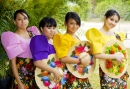 Philippinische Folkloretanzgruppe
