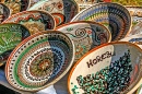 Rumänische traditionelle Keramikteller