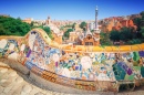 Park Guell In Barcelona, Spanien