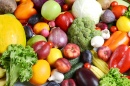 Frische Bio Früchte und Gemüse