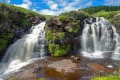 Kleiner Wasserfall in Schottland