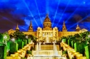 Der Nationalpalast in Barcelona, Spanien