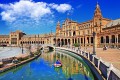 Plaza de Espana, Sevilla, Spanien