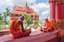 Junge Buddhisten in Bac Lieu, Vietnam