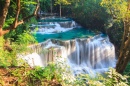 Huay Mae Khamin Wasserfall, Thailand