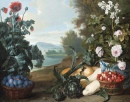 Früchte, Blumen und Gemüse